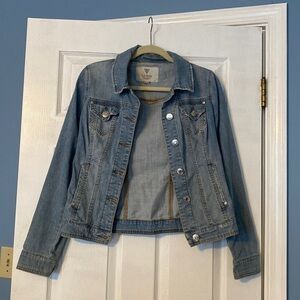 Guess womens jean jacket; size small